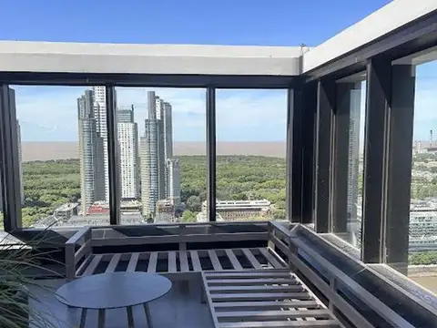 Departamento 2 ambientes con 2 baños