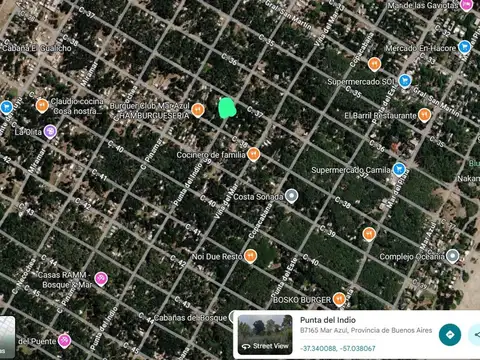 Lote en venta – Mar Azul, Partido de Villa Gesel.