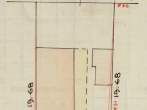 Terreno en Venta 19  mts Fondo