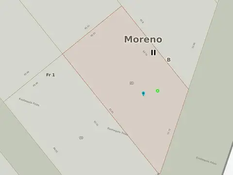 Terreno en Venta 52  mts Frente