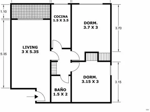 Departamento en Alquiler Temporal en Retiro, USD 770