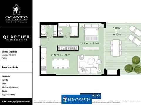 Departamento en Venta en Belgrano, USD 444.807