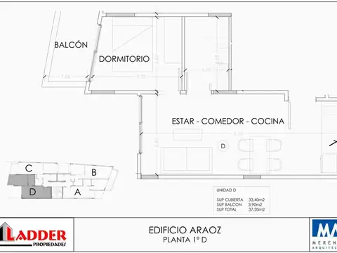 Araoz 2174 , Piso 1