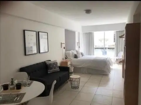 Barrio Norte Departamento 1 ambiente amplio con balcón  -  amoblado equipado con EXCELENTE RENTA