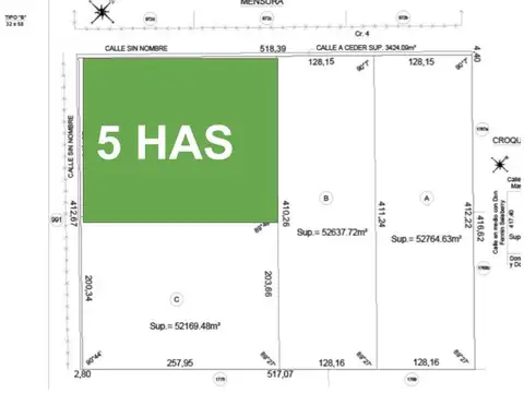 CAMPO EN VENTA ETCHEGOYEN LUJAN EXALTACION DE LA CRUZ
