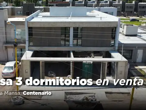 VENTA CASA 3 DORM | TIERRA MANSA | CENTENARIO