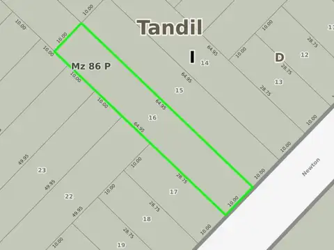 Newton e/ Primera Junta y Piedrabuena