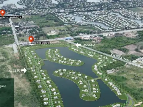 Lote a la laguna Venta VillaNueva Barrio Cerrado San Pedro