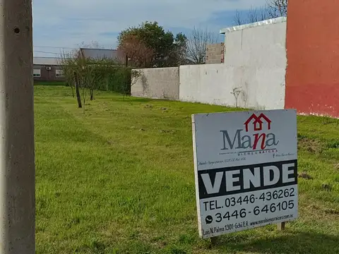 Lote 20x30 luz asfalto y gas en Pueblo General Belgrano