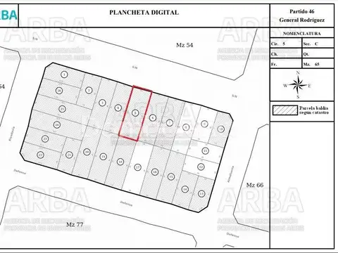 Terreno en Venta en General Rodriguez, USD 100.000