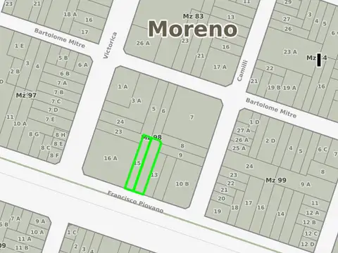 Lote con Proyecto Aprobado en Moreno