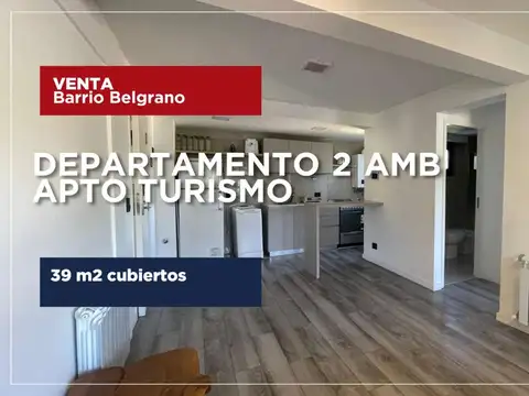 Depto 2 ambientes apto turismo y profesional