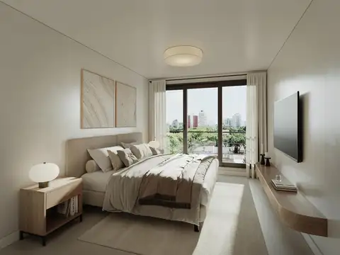 Venta semipiso 2 ambientes con balcón y parrilla en Haedo (A)