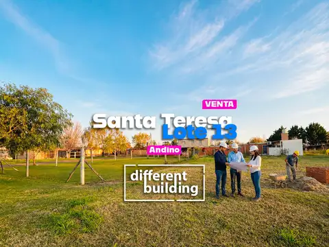 Terreno en venta Santa teresa Lote 13 manzana S, Andino
