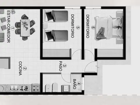 Casa en Venta de 2 dormitorios