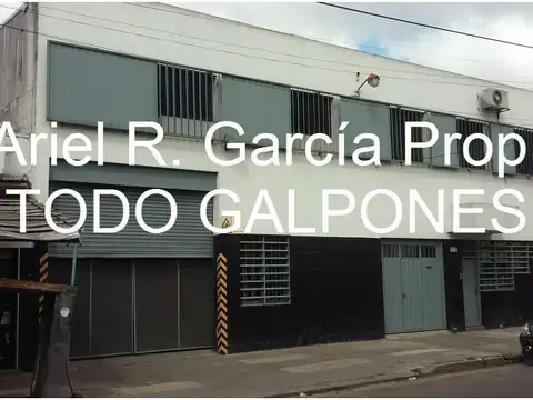 Galpón 1000m2 s/Lote 17,32x50; Gas Industrial; Fza. Motriz