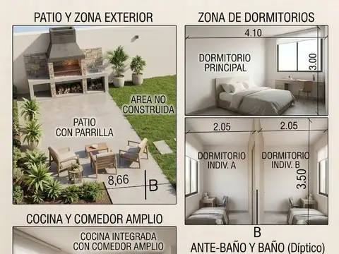 Casa en Venta de 2 dormitorios