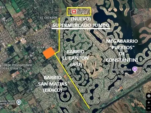 Terreno ESCOBAR emprendimiento barrio residencial/ comercial