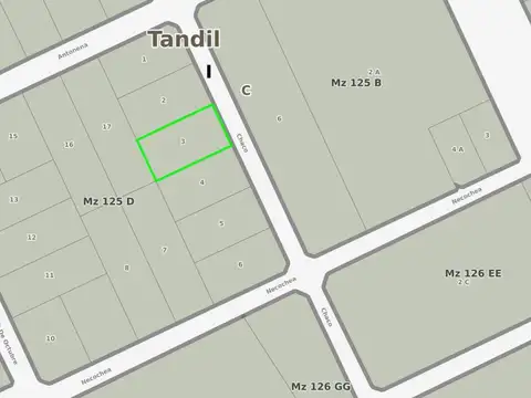 Chaco e/ Antonena y Necochea