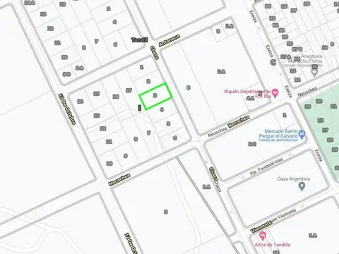 Terreno en Venta 21  mts Frente