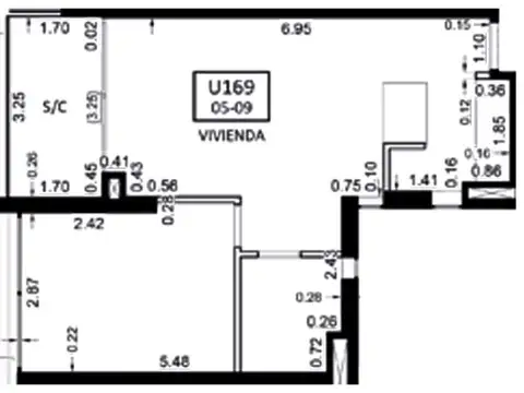 Departamento en Venta de 2 ambientes