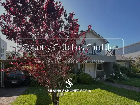 CASA EN VENTA 4 AMBIENTES EN LOS CARDALES COUNTRY CLUB