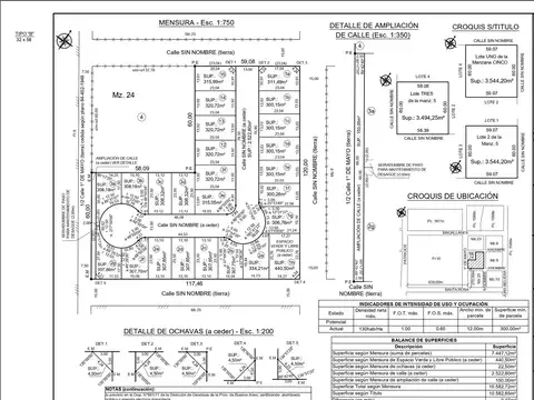 LOTE EN VENTA DE 311,49 M2 EN BARRIO EL ROBLE PILAR ACCESO KM 38,5