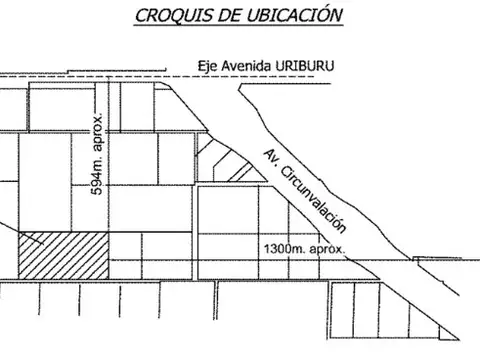 Fracción de  5 Ha sobre Lamadrid – A metros de Av. Circunvalación y Av. Uriburu