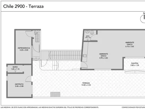 Depto Tipo Casa 8 ambientes con 3 baños