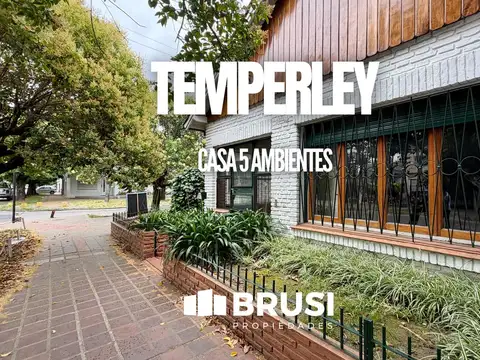 CASA EN VENTA EN TEMPERLEY - 5 AMBIENTES