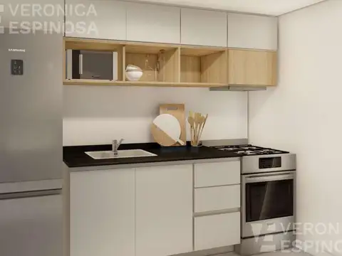 Departamento en  venta de dos ambientes, Moron. En construcción.