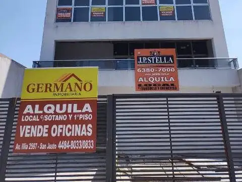 Oficinas en excelente ubicación en pleno centro de San Justo