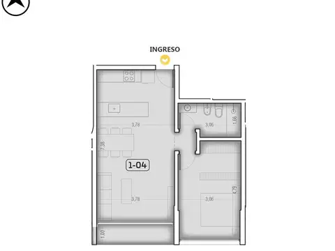 Venta departamento 1 dormitorio Fisherton Rosario