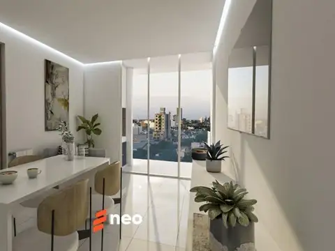 Departamento 2 ambientes con 2 baños