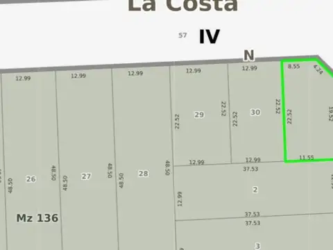 Terreno en Venta en Mar Del Tuyu, USD 20.000