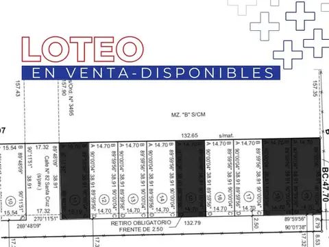 Terreno en Venta en Esperanza, USD 45.000