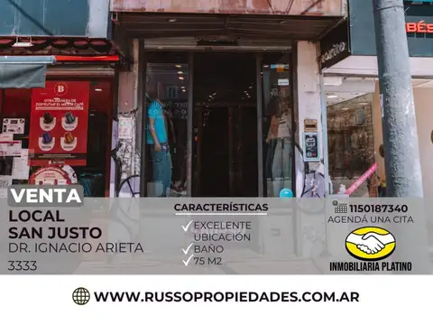 Venta local comercial peatonal