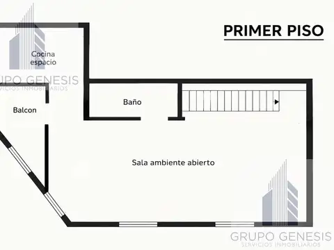 Depto Tipo Casa 4 ambientes con 2 baños