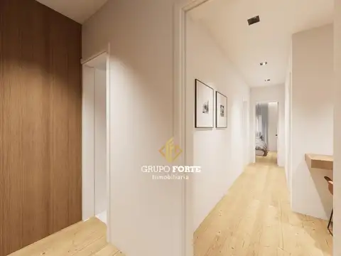 Departamento 3 ambientes con 2 baños