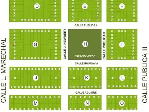 Terreno en Venta 27  mts Fondo