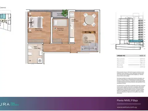 Departamento en Venta al Noroeste