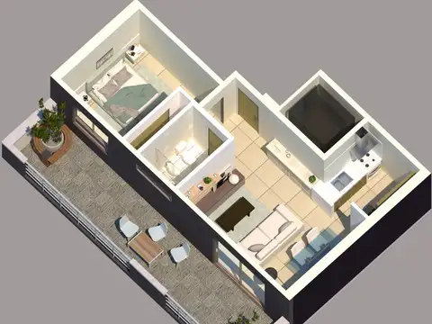 Departamento en Venta en Villa Lugano, USD 115.000