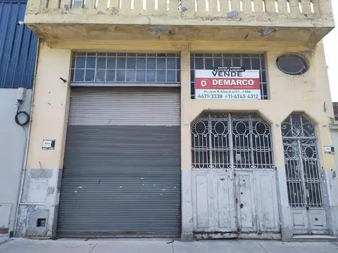 GALPÓN /DEPOSITO+VIVIENDA.-LOTE PROPIO 8.66x48.-MIXTURA 3