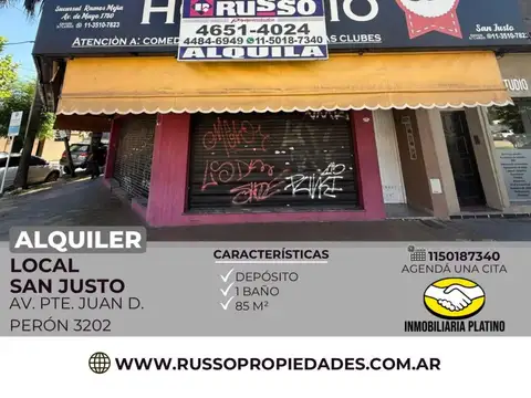 Alquiler Local Comercial San Justo.