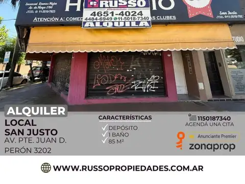 Alquiler Local Comercial San Justo.