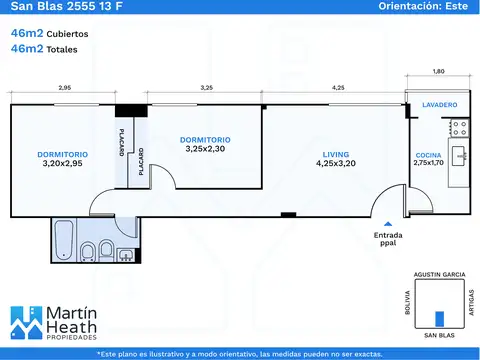 San Blas 2500, Piso 13
