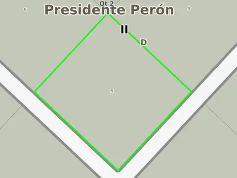 Terreno en Venta 45  mts Fondo