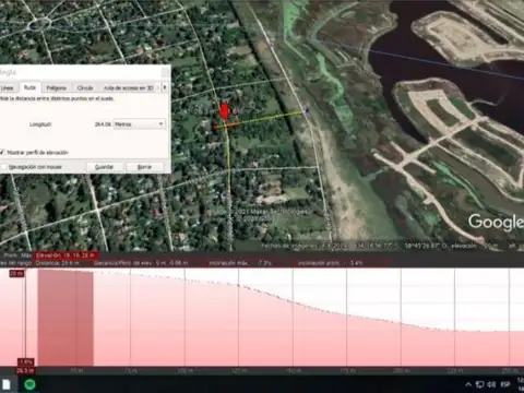 Terreno en Venta 213  mts Fondo