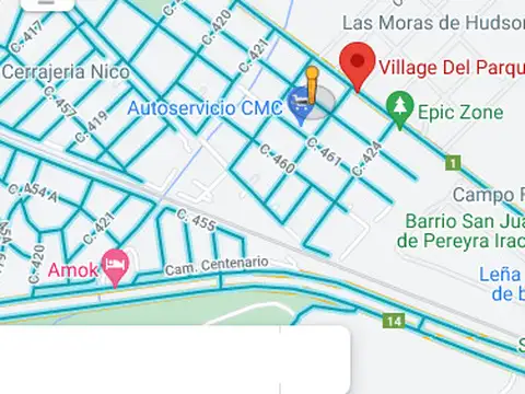 Terreno en Venta 10  mts Frente