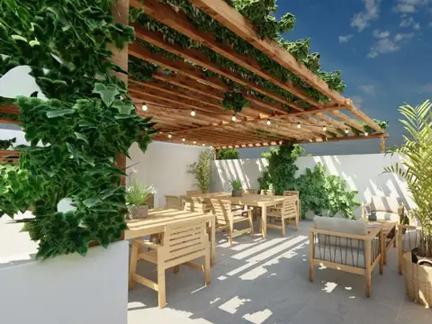 Departamento 2 ambientes con 1 baño